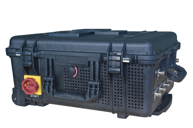 Suitcase High Power Drone / Uav Signal Jammer Signal Blocker
