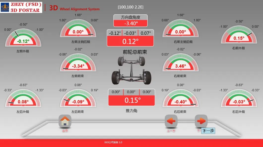 Factory Price Car Wheel Aligner Four Post 3D Car Wheel Alignment Machine