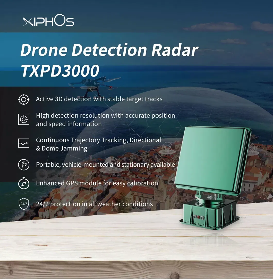 Long Range Drone Detection Drone Counters for Uav/Drone Shielded