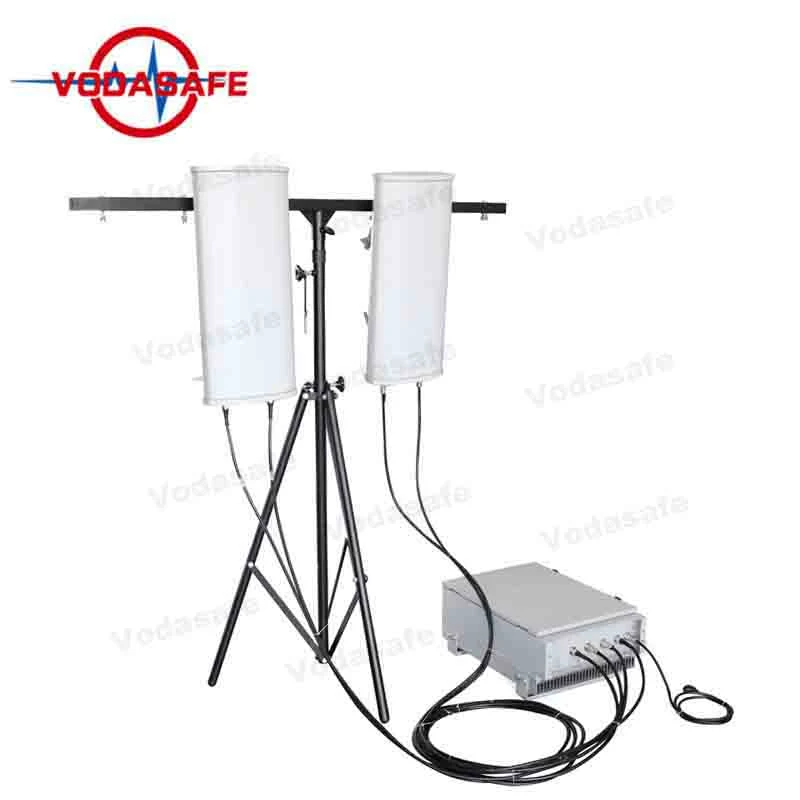 Jamming Wi-Fi2.4G WiFi5.8g Drone Frequency Blocker Prison Fixed 30W Each Band Anti Uav Defense System