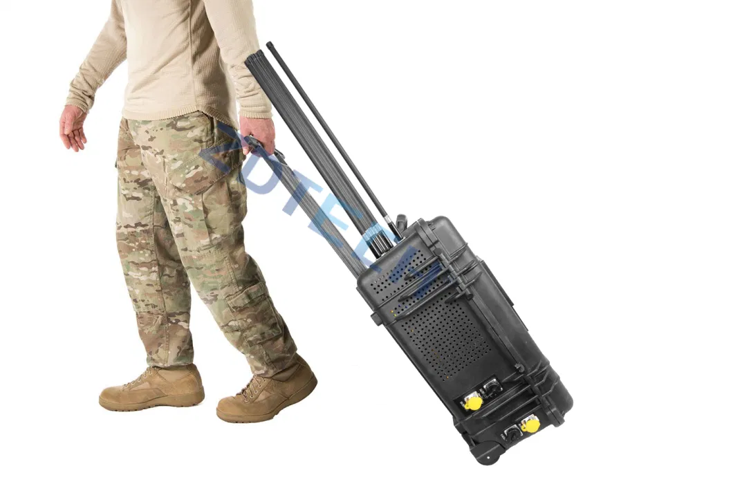 Full Bands Portable Uav Jammer System Anti Drone Frequemcies Customized WiFi Signal Blocker