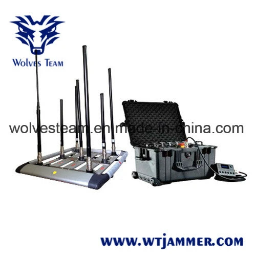 600W High Power 4 to 8 Bands High Power up to 2500m Drone Signal Jammer