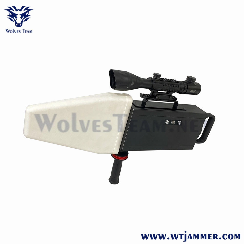 5 Bands Handheld Gun Type Drone Signal Jammer Gpsl1 WiFi2.4G WiFi5.8g Signal Jammer