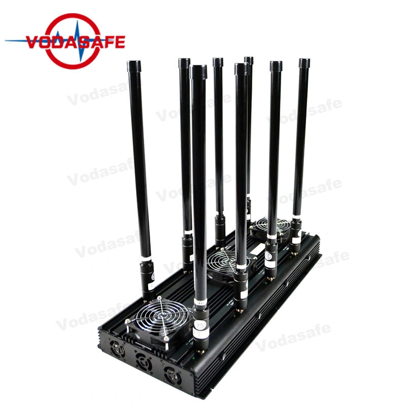 8 Antennas Drone Signal Blocker with Vehicle Use Connection Input Port Anti Drone System
