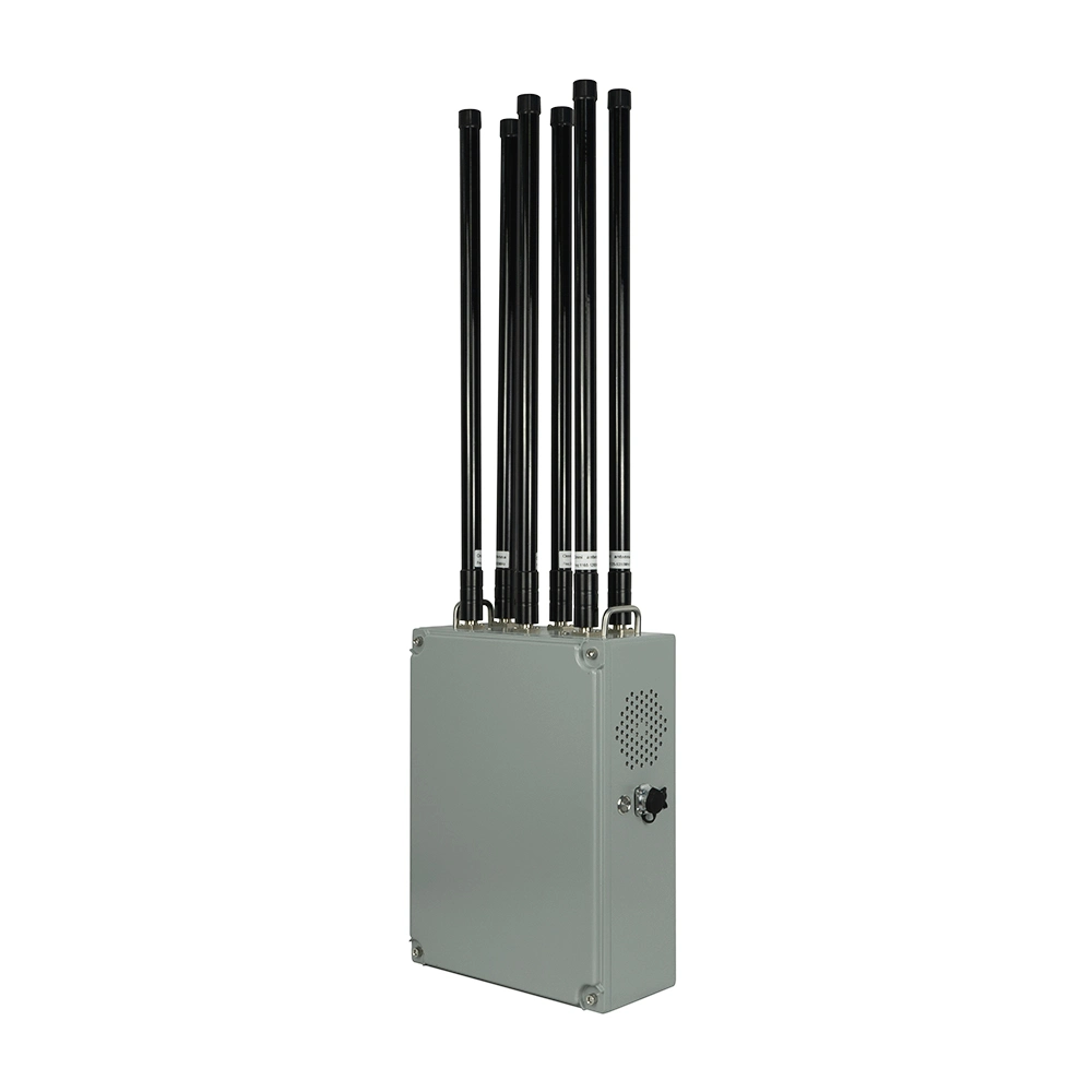 Backpack Anti Uav Unmanned Aerial Vehicle Signal Jammer Block GPS Detector Anti Drone System