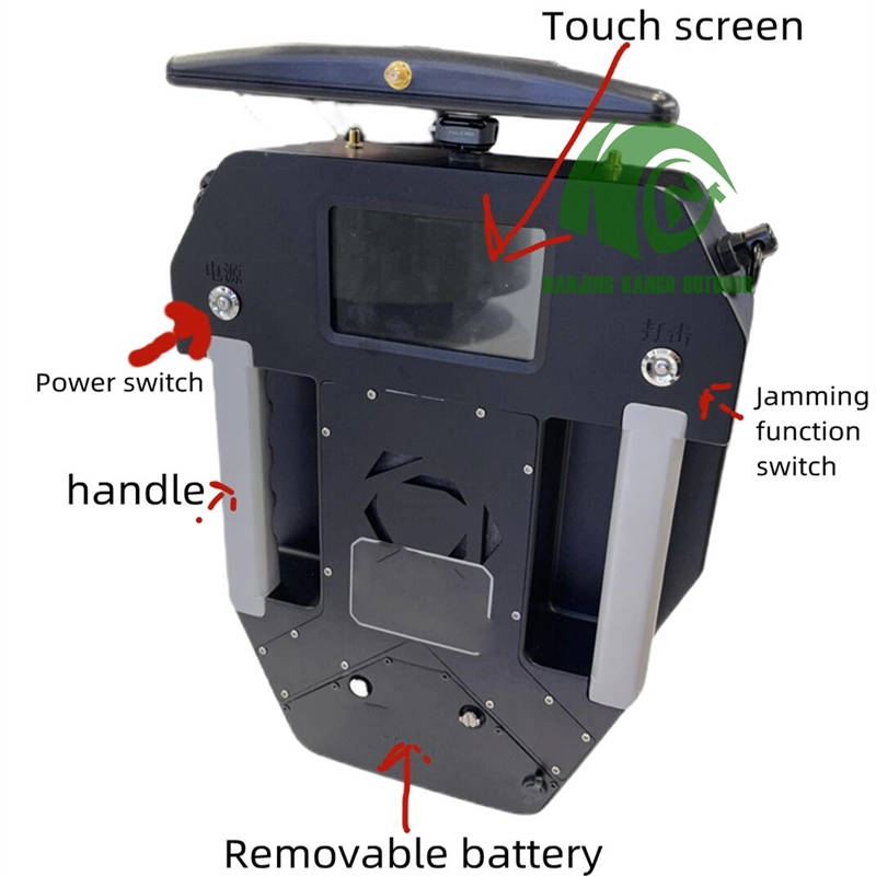 Shield Shape Anti-Drone Detectors and Jammers Portable Light Weight Anti-Uav Device