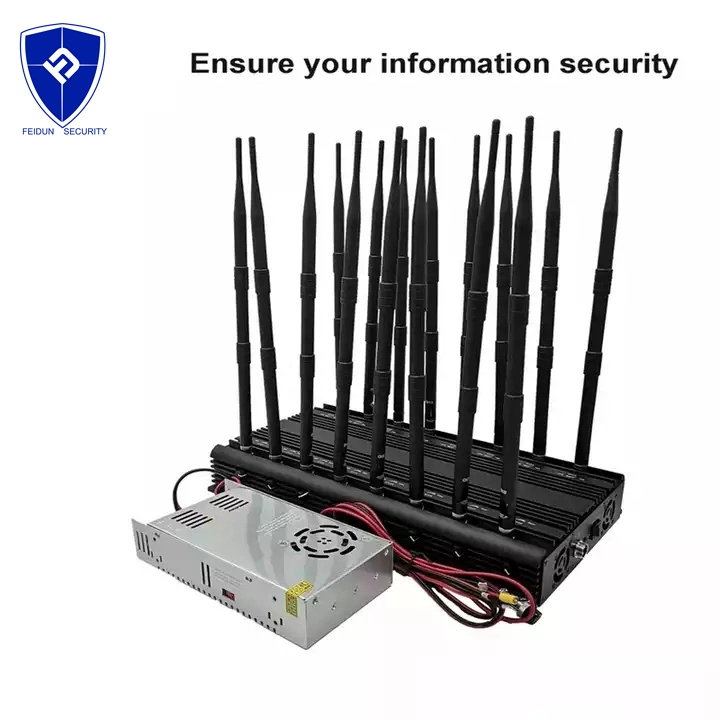 16 Antenna Anti Drone Device Block Jammer 2.4GHz 5.8GHz Flight Control Drone Signal Jammer