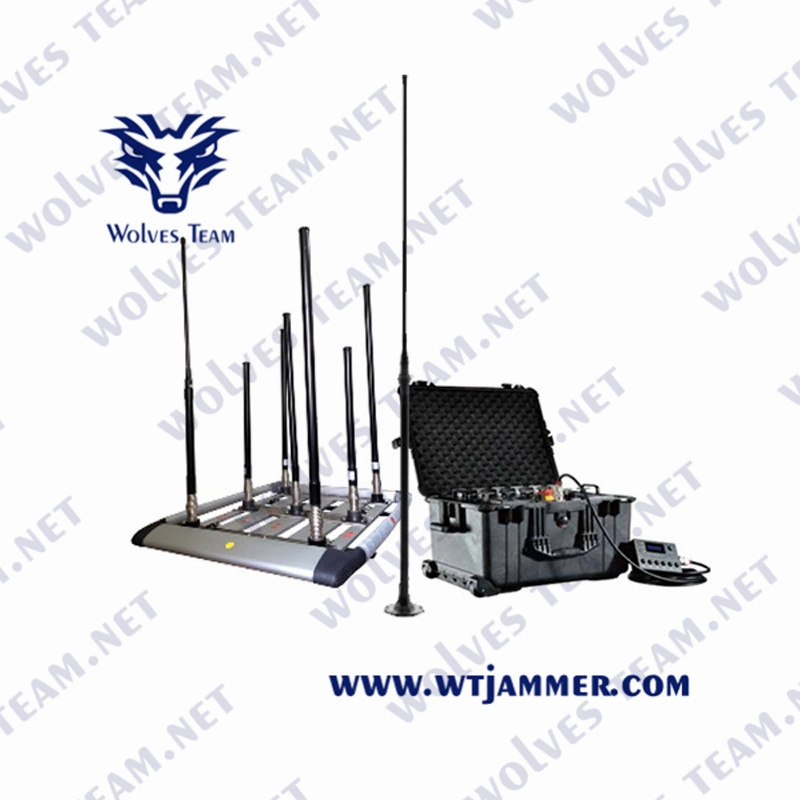 600W High Power 4 to 8 Bands High Power up to 2500m Drone Signal Jammer