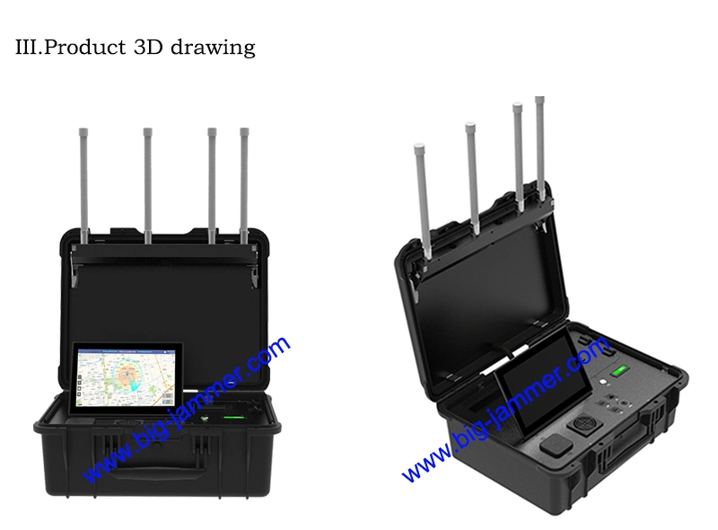 LH-1001A (1-10km) Portable Uav Drone and Remote (pilots) Control Locate Track Detector