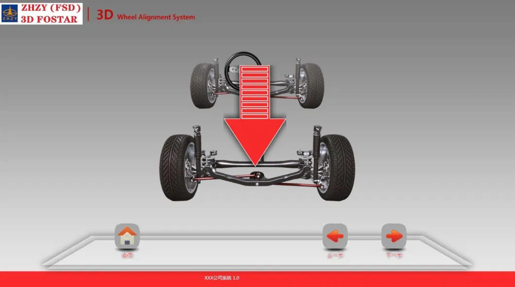 Factory Price Car Wheel Aligner Four Post 3D Car Wheel Alignment Machine