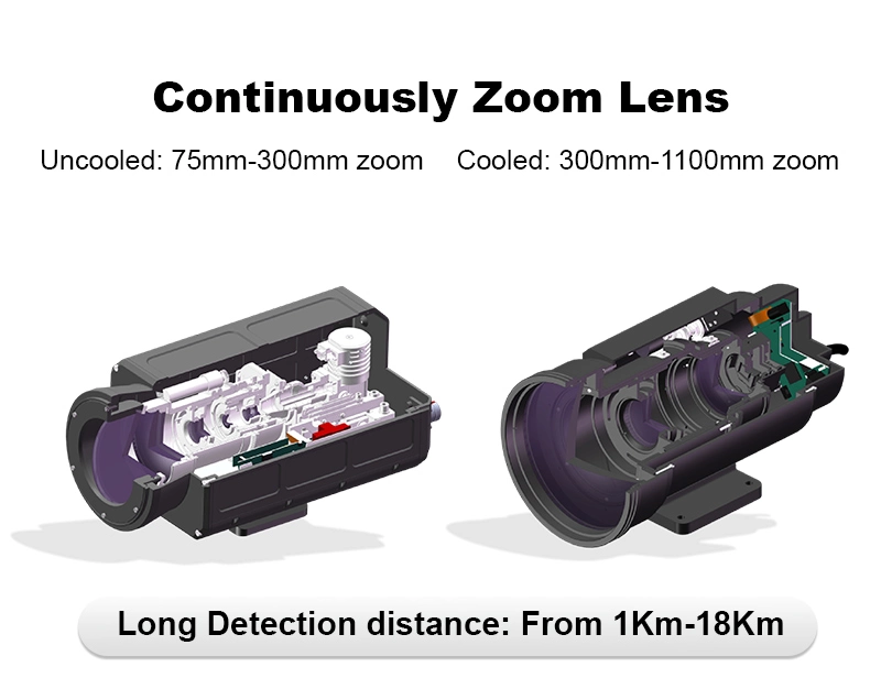 18km Coastal Defense Radar Linkage Thermal Security Camera System Surveillance for Ship Tracking