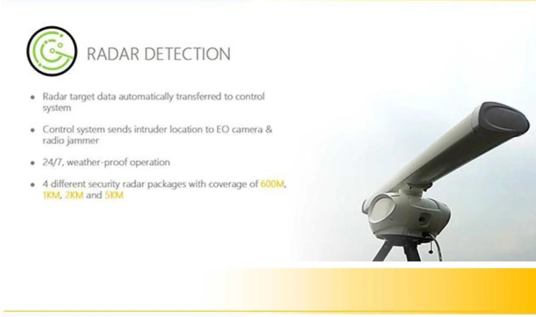 Uav Drone Jamming System, Vehicle - Mounted Drone Jammer with 3km Radar Detection System, Automatic Anti-Drone System