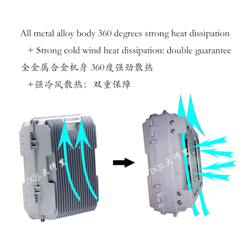 9 Frequency Bands Dql-B05-9050 Waterproof Fixed Multifunctional Anti Drone Defense Jammer