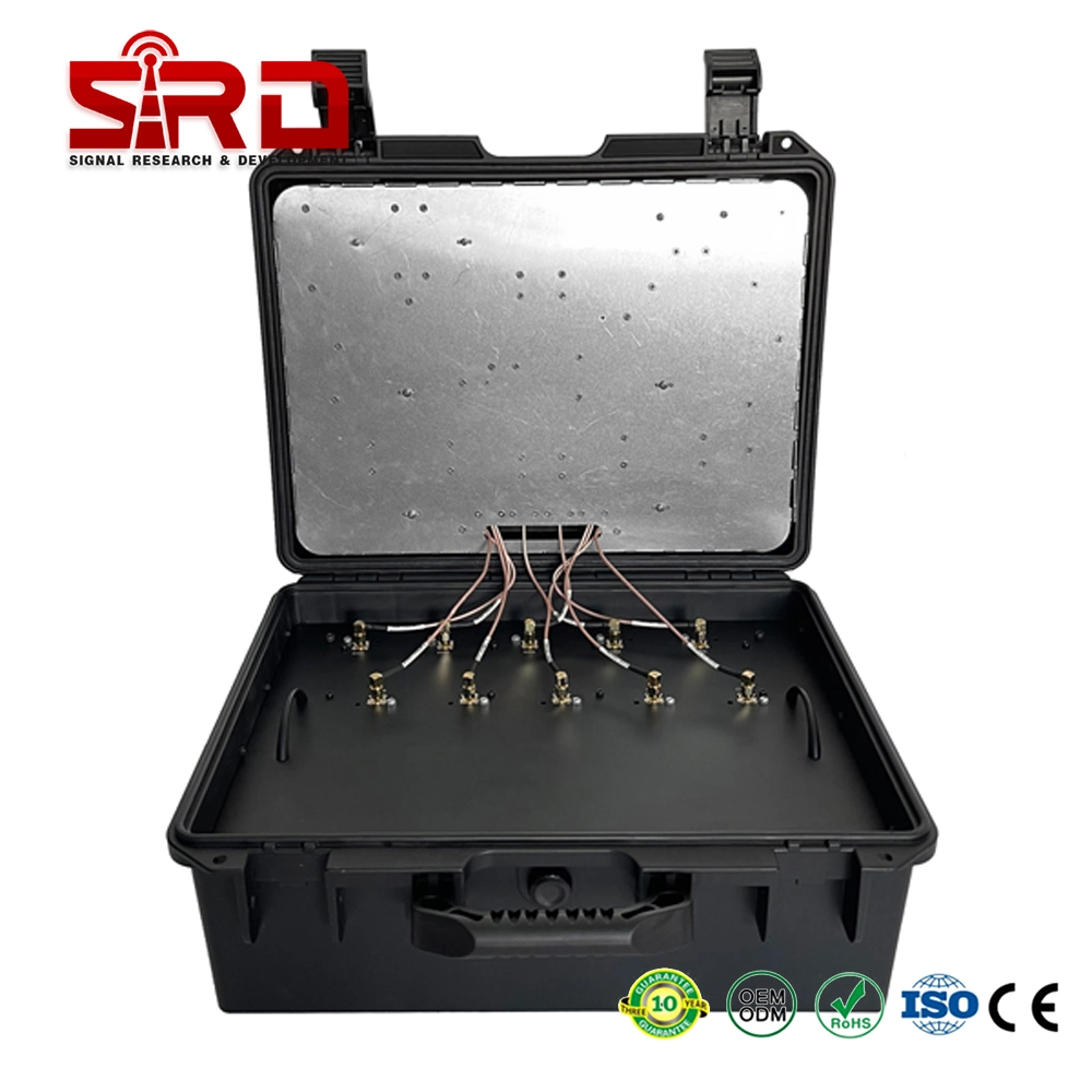 Pelican Case Security Forces 90W Pelican Vehicle 10 Antennas Anti-Drone Cellular Bomb Jammer