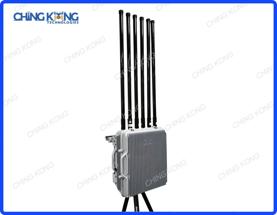 2000meters 330W High Power Outdoor Project Anti Drone Jammer for Uav Fpv RC 2.4G 5.8g GPS 800 900 400MHz