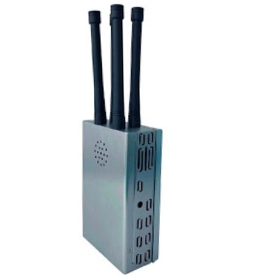 4 Antenna Handheld Anti-Drone Signal Jammer for Blocking WiFi 2.4G+WiFi5.8g+GPS L1-1500MHz with 32W