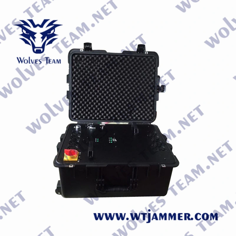 High Power Waterproof Drone Signal Jammer WiFi5.8g GPS Cell Phone Signal Blocker