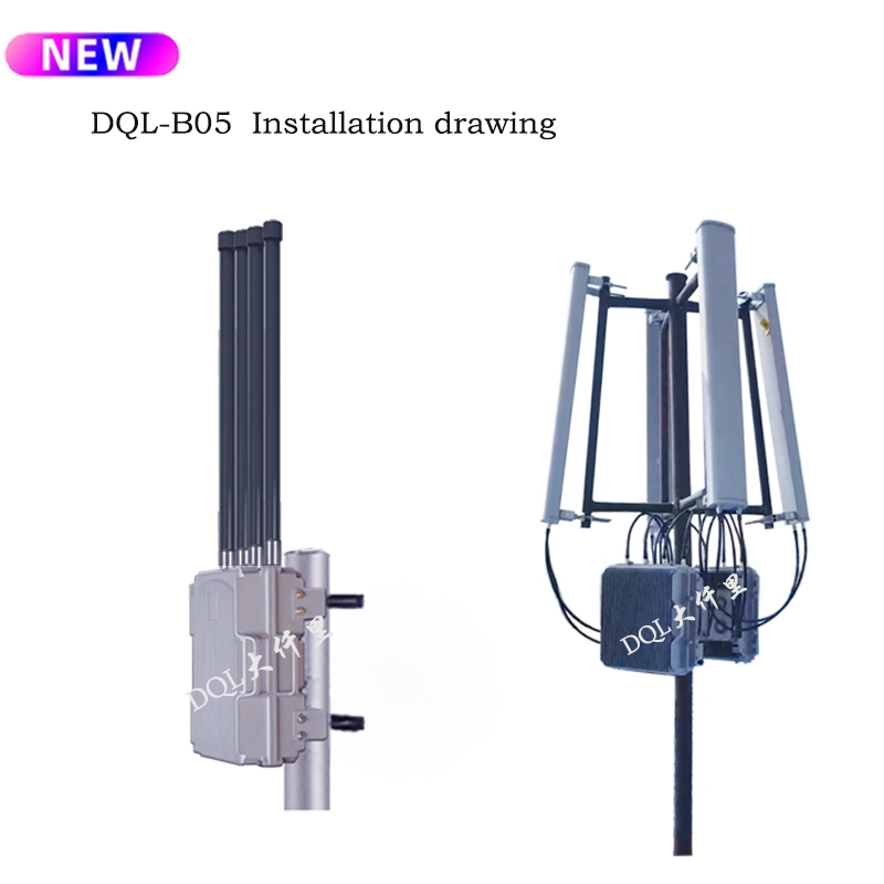 9 Frequency Bands Dql-B05-9050 Waterproof Fixed Multifunctional Anti Drone Defense Jammer