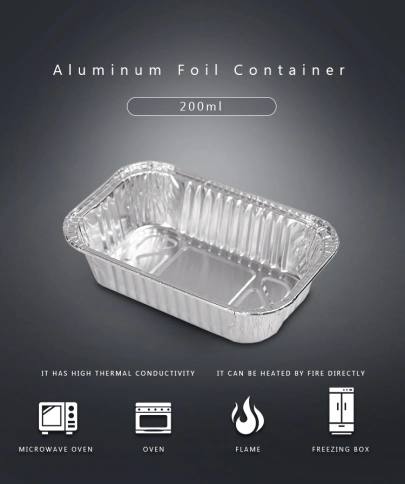 124*99*32mm Containers, Disposable Plate Fod with Clear Lid Aluminum Foil Food Container