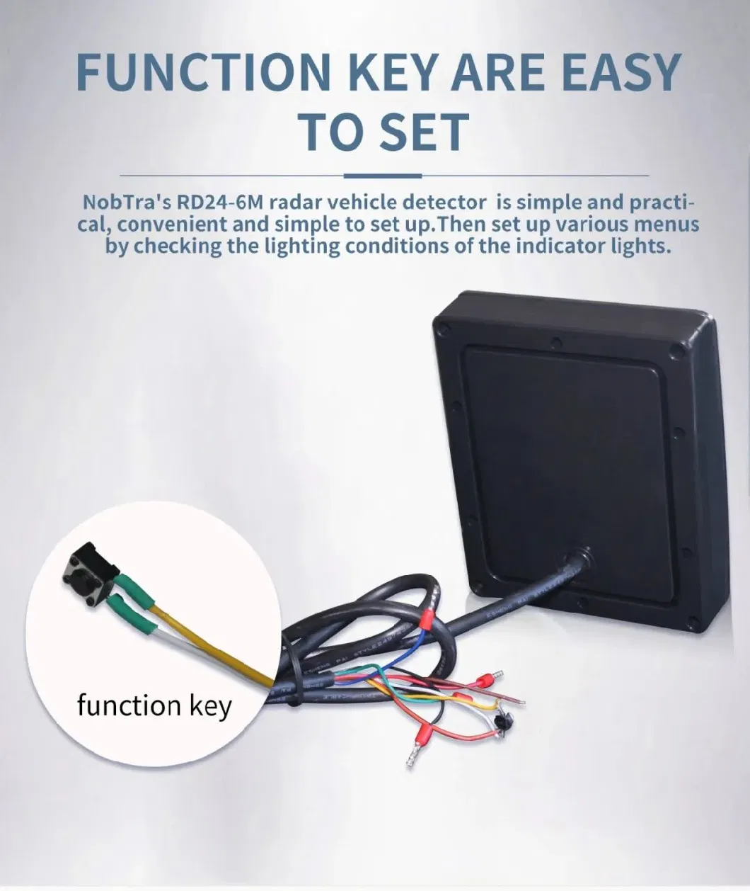 IP67 High Quality Safety Radar Sensors for Barrier Boom Gate