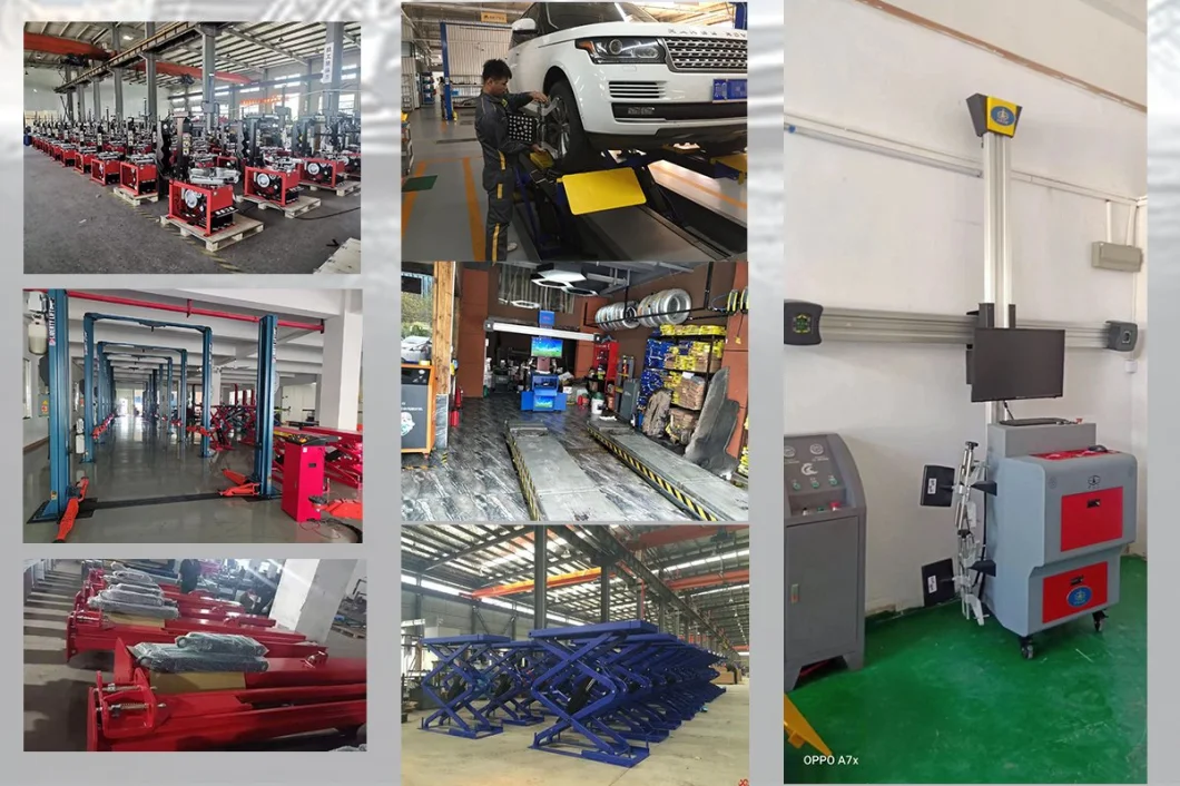 Factory Price Car Wheel Aligner Four Post 3D Car Wheel Alignment Machine