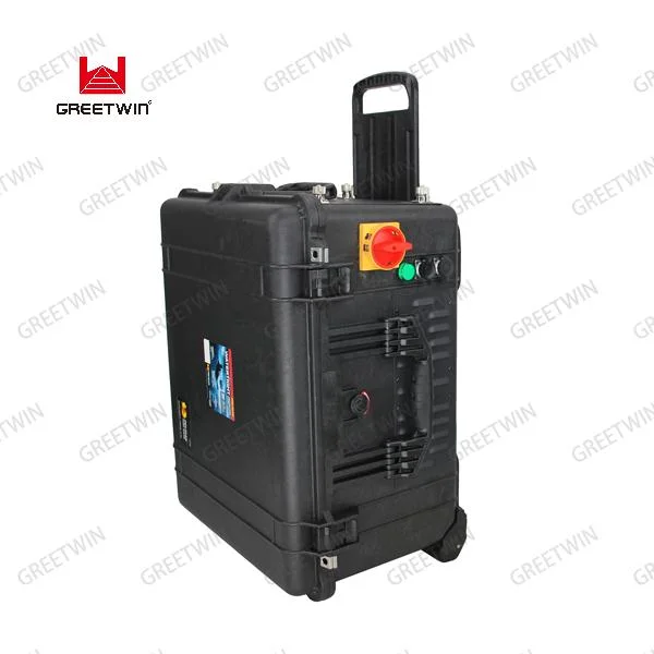 Gw-6067 Anti-Drone Manpack Defense Blocker Max 515W 6 Bands signal Blocker