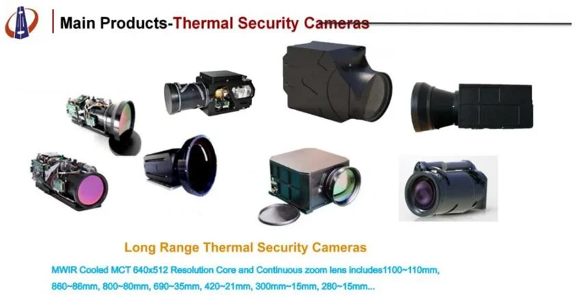 15 mm-280 mm Continuous Zoom Compact Design Mwir Cooled Thermal Imaging Camera