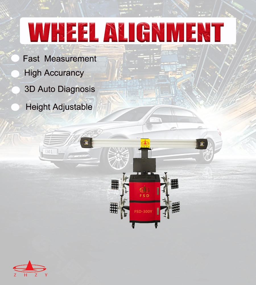 Factory Price Car Wheel Aligner Four Post 3D Car Wheel Alignment Machine