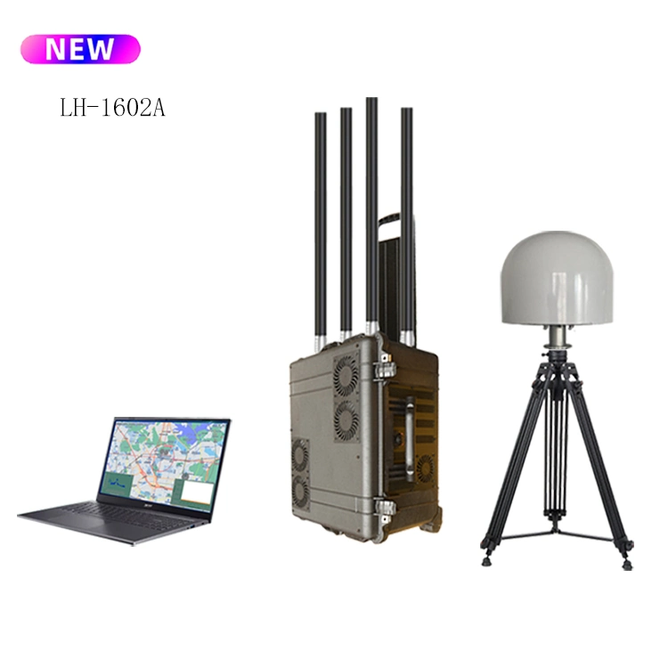 Lh-1602 Portable Discovery and Recognition Anti Uav Drone Signal Jammer System Detector