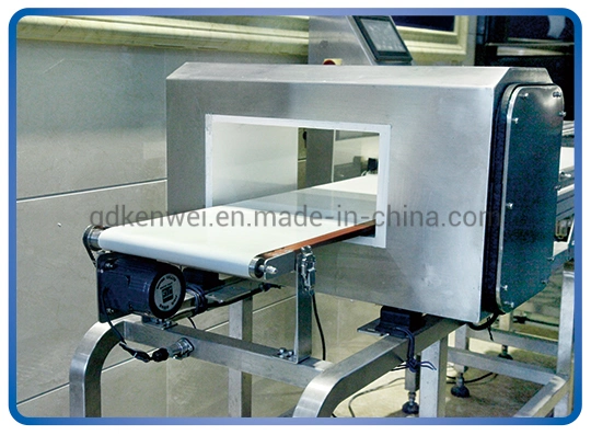 Full Automatic Conveyor Belt Food Processing Metal Detector with Check Weigher for Food Industry