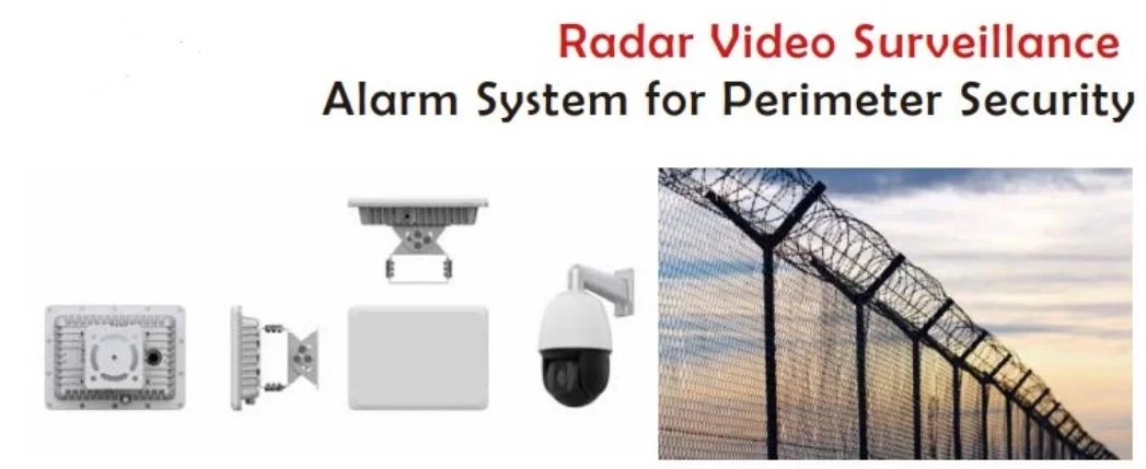 Nanoradar Highly Integrated Radar Camera Surveillance System Perimeter Surveillance Security Alarm System