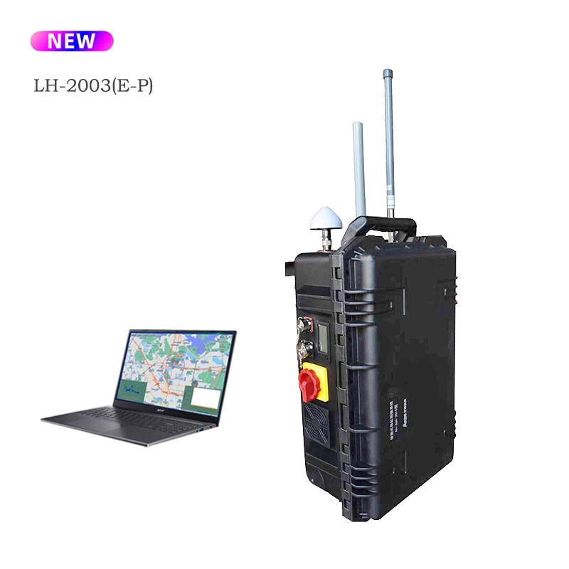 Lh-2003 Portable Anti Drone Navigation Decoy Defense GPS Spoofer Uav Detector Signal Jammer