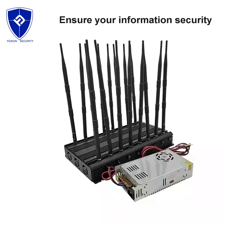 16 Antenna Anti Drone Device Block Jammer 2.4GHz 5.8GHz Flight Control Drone Signal Jammer