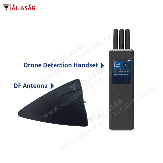 Handheld Drone Detection and Direction Finding Dji Series Drones, Fpvs, Xiaomi, Yuneec, Hubson, Powervision, Tello Drones