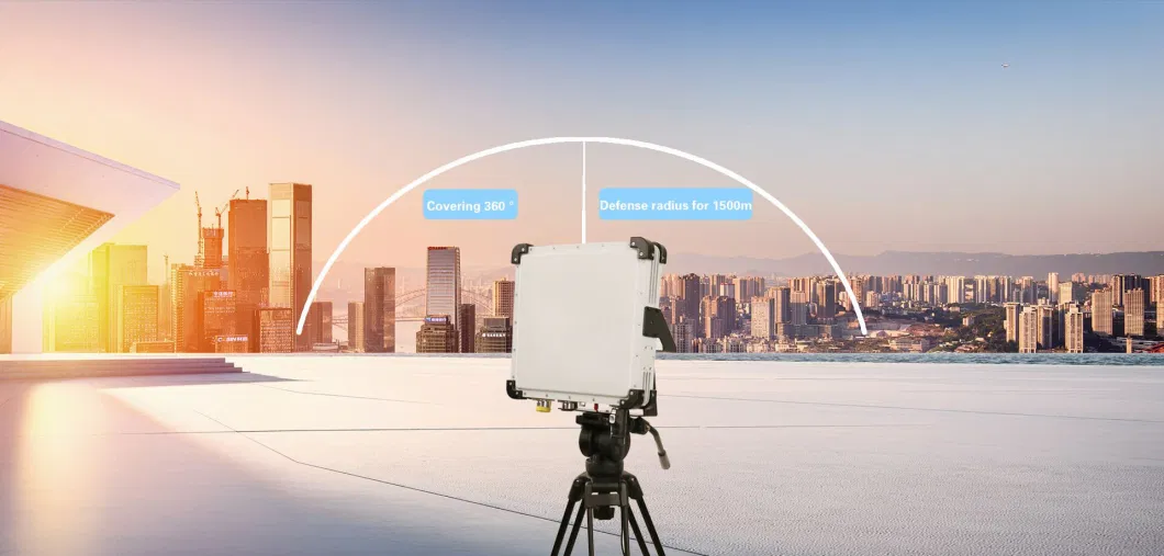 Airport Security Solution Drone Radar Detection and Mobile Jamming