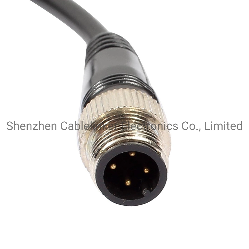 a B Coding Waterproof IP67 Circular M12 Connector Cable Assembly