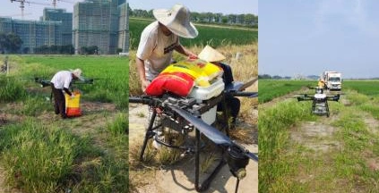 Long Range 40kg Drone Agriculture Sprayer Drones with Camera and GPS