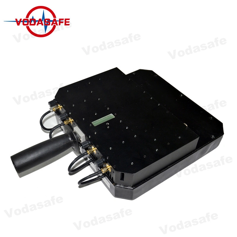 10W Each Band Drone Signal Jammer Blocker with 7dBi Panel Antennas Portable Anti Drone System