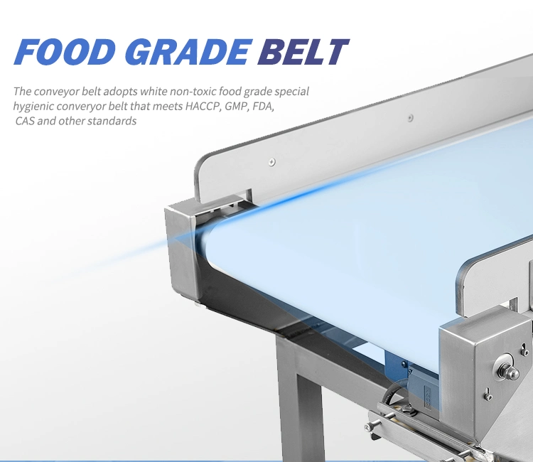 Automatic Industrial High Sensitivity Processing Conveyor Belt Tunnel Metal Detector for Food