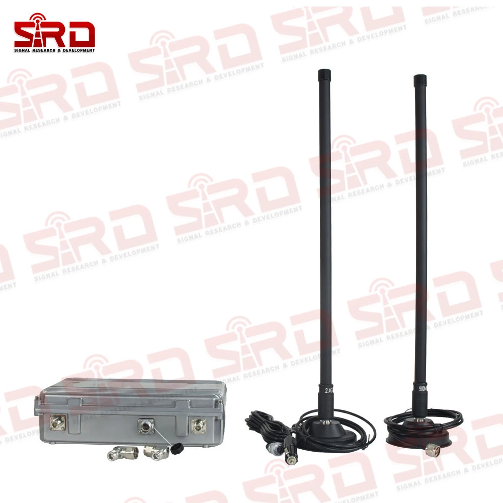 SRD-UAV50M Drone Jammer Device Dual Band 840-890/890-930MHz 100W Anti Drone