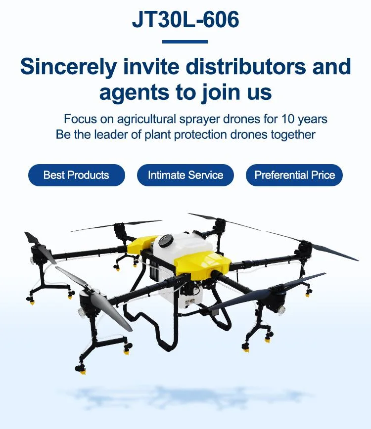 Large Volume Big 30kg 30L Agro Spray Drone Manufacturer Dji T30 Type