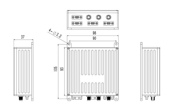 Airborne Ad-Hoc IP Mesh Network Radio Station