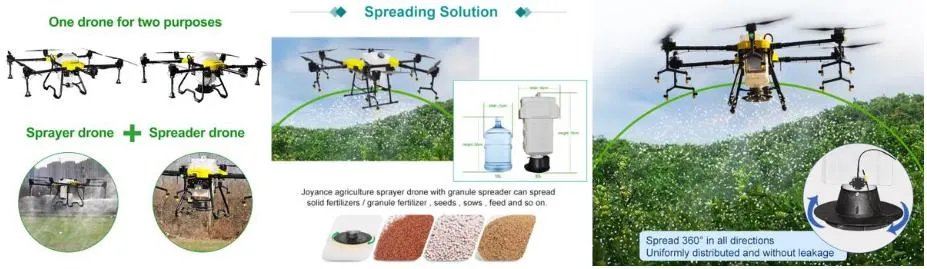 Joyance 30L Agricultural Sprayer Drones with Alluminum Alloy Drone Frame