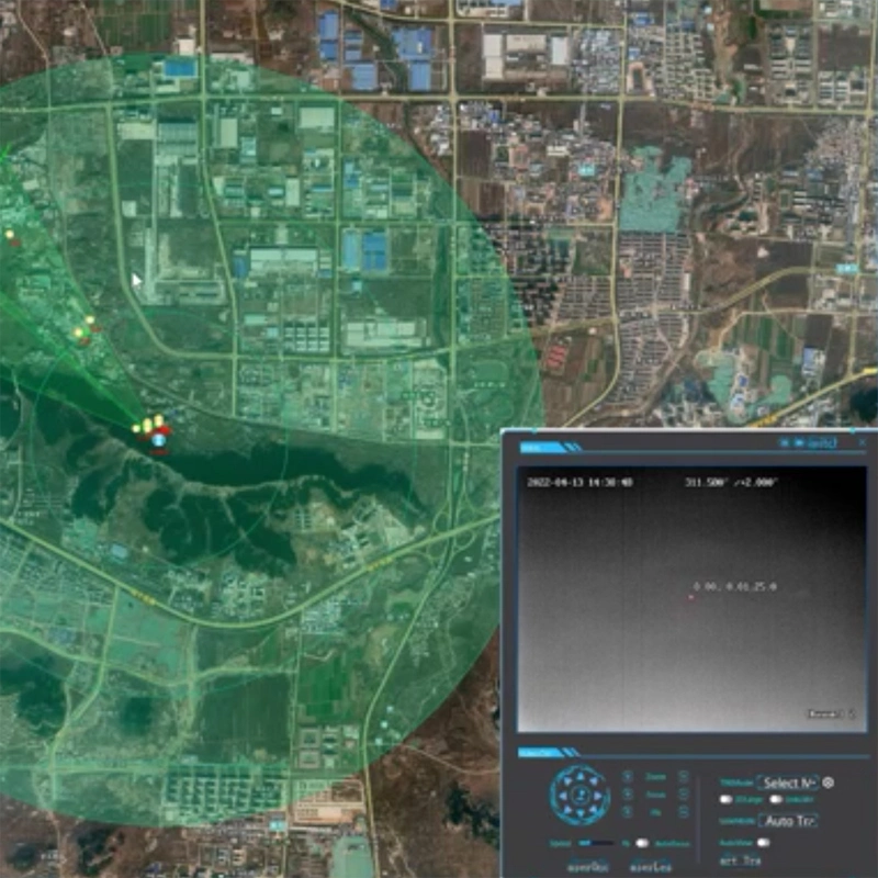 5km Uav Detector Defense System Lrf Radar Linkage Cooled Thermal Camera Anti Drone