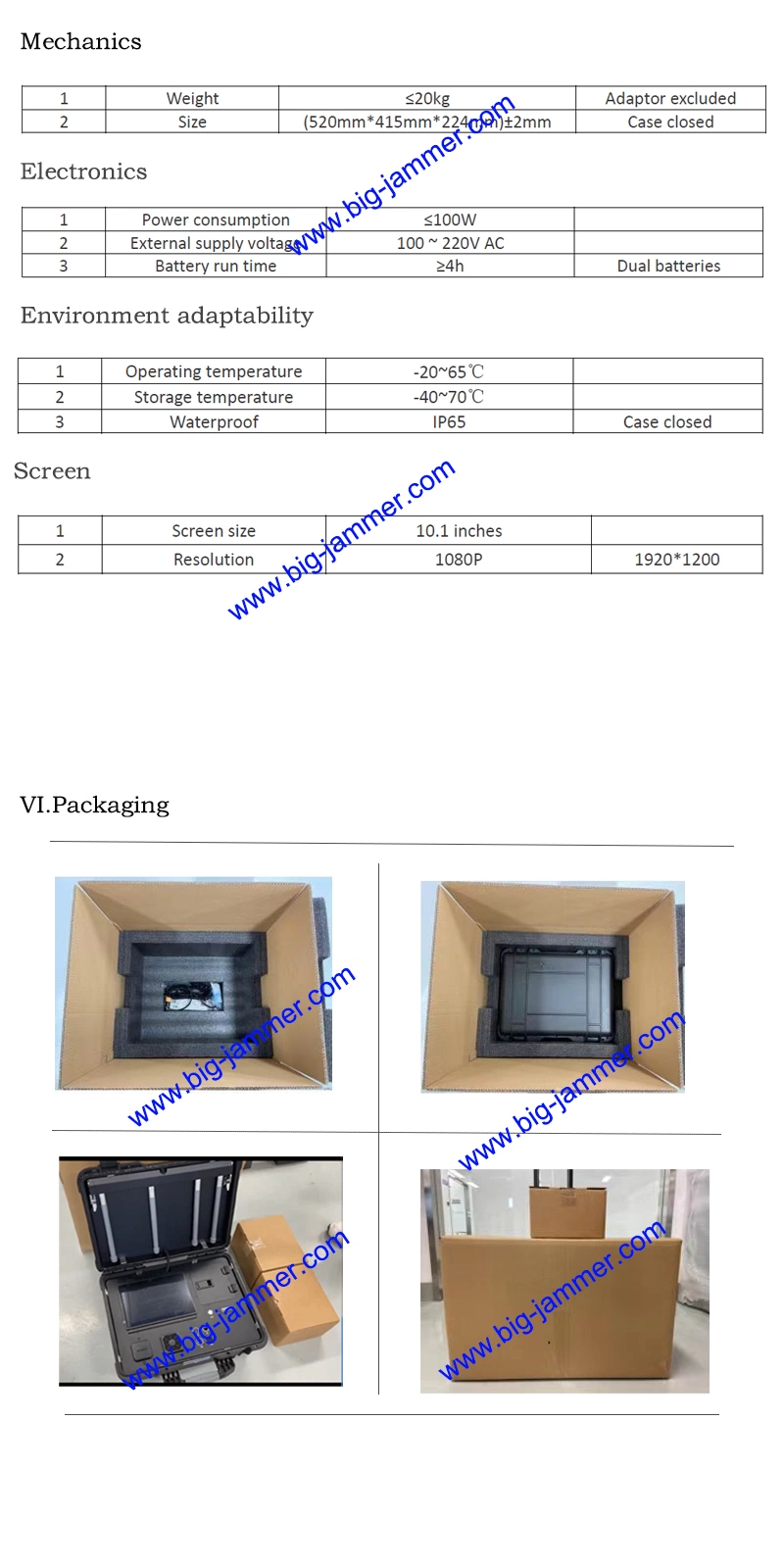 LH-1001A (1-10km) Portable Uav Drone and Remote (pilots) Control Locate Track Detector