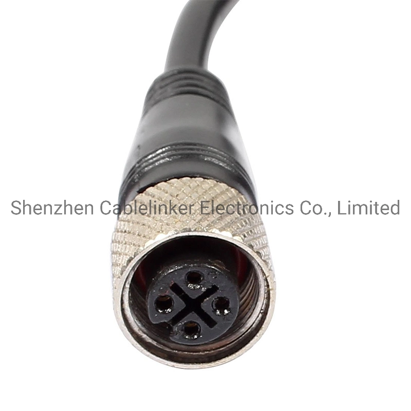 a B Coding Waterproof IP67 Circular M12 Connector Cable Assembly