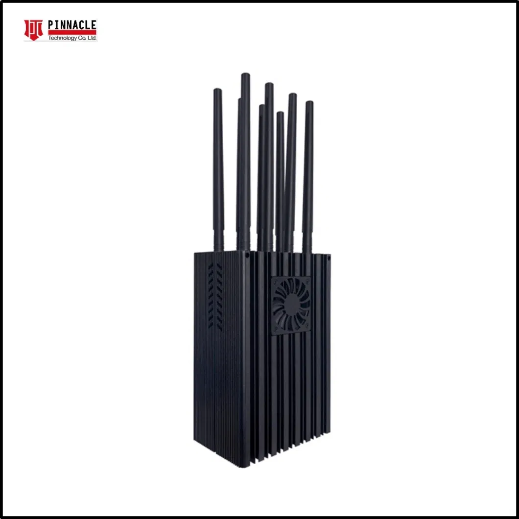 Handheld 8-Antennas Cellphone Radio GPS WiFi 5.8g GPS Remote Control RF Drone Signal Jammer