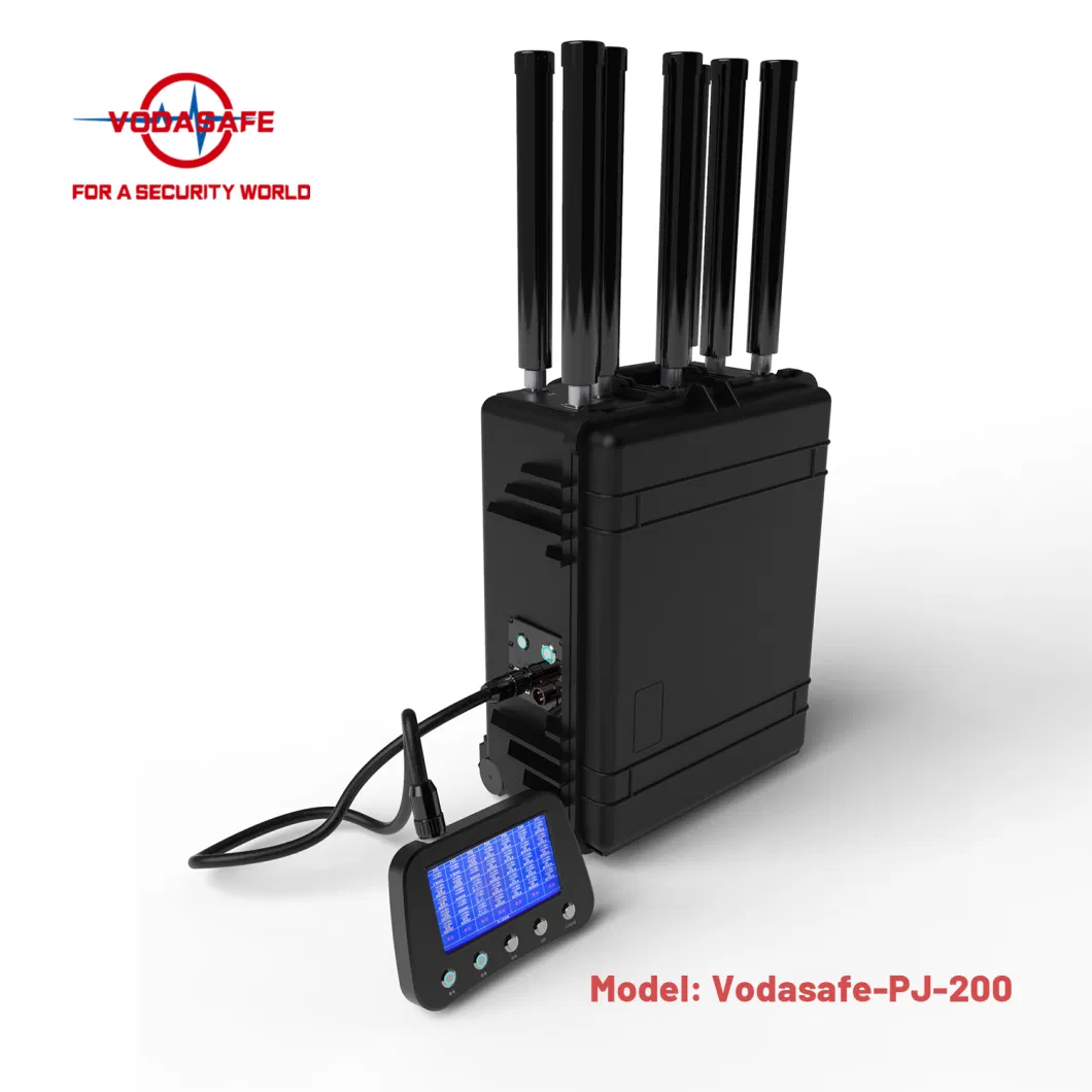 Full-Directional Anti-Drone Jamming System Vodasafe-Pj-200 with Control Panel