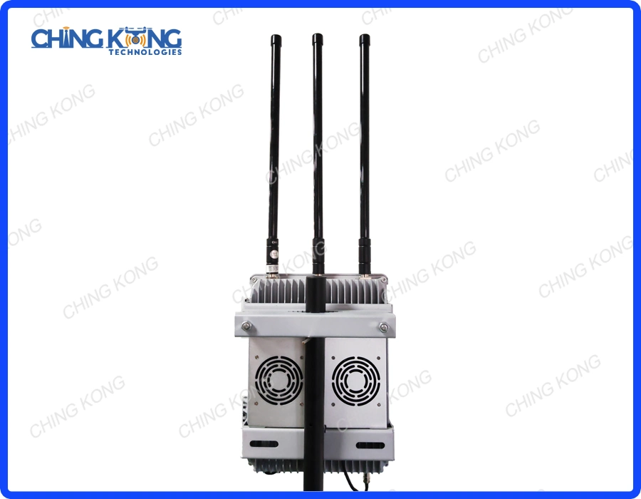 IP64 Super High Power Uav Signal Jammer, Outdoor Waterproof Engineering, Jamming Distance up to 1000m