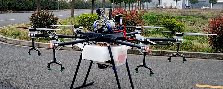 60L Gasoline Long Range Crop Drone Agriculture Hybrid Drone Sprayer